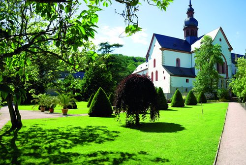 Eberbach Monastery is located in the side valley of the Rheingau.