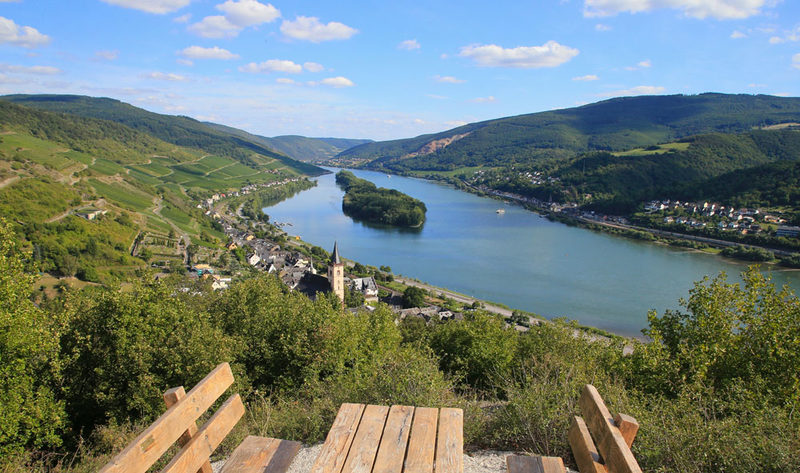 The viewpoint in Lorch on the Rhine was able to win through for the Rheingau.