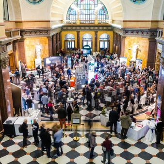 Kurhaus Foyer Ausstellung Empfang